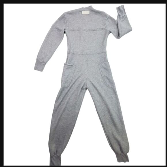 Rivet Utility Lightweight Heather Gray Maven French Terry Jumpsuit Romper Small - Picture 8 of 16